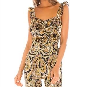 House of Harlow Samaya Jumpsuit Sz L New